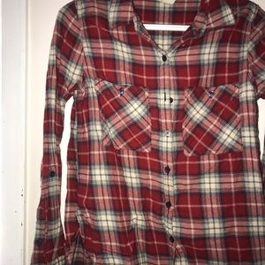 Red flannel shirt small